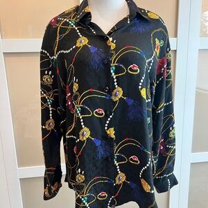 Vintage I.Magnin Silk Blouse